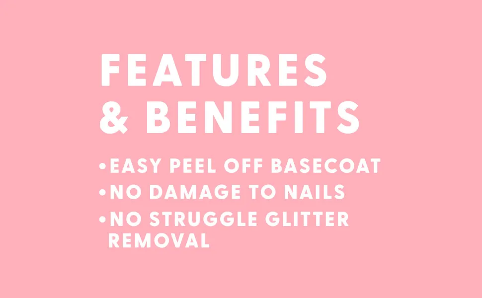 Orly Peel Off Base Coat 'One Night Stand' | Nail Treatment Basecoat for Easy Glitter  Shimmer  and Nail Polish Removal 0.6 fl oz - peel off base coat