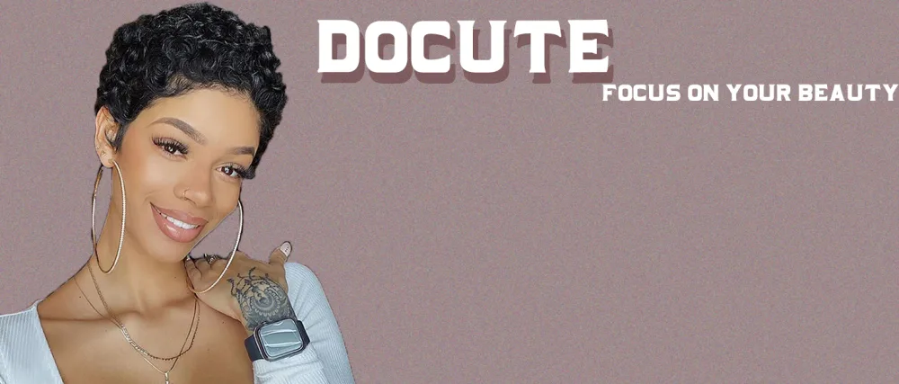 DOcute Short Grey Pixie Cut Wigs for Black Women Grey Pixie Wigs for Black Women Grey Pixie Cut Short Black Wavy Layered Wigs Grey Wavy Wigs Short Wigs Pixie Cut Wigs for Black Women (Short Grey) - product information 1