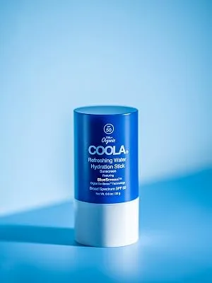 COOLA Organic Refreshing Water Stick Face Moisturizer with SPF 50  Dermatologist Tested Face Sunscreen with Plant-Derived BlueScreen Digital De-Stress Technology  0.8 Oz - COOLA Organic Refreshing Water Stick Face Moisturizer with SPF 50