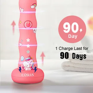 COSLUS Only Kids Sonic Rechargeable Electric Toothbrush Light Pink - product information 6