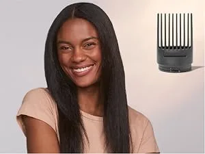 T3 Featherweight StyleMax Professional Ionic Hair Dryer with Custom Heat Automation & 4 Attachments Fast Drying Lightweight with 5 Heat & 3 Speed Settings 2 Concentrators Diffuser & Smoothing Comb - T3 Featherweight StyleMax Smoothing Comb, hairdryer