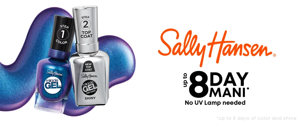 Sally Hansen Miracle Gel  Keith Haring Collection - Nail Polish - Sketched in Stone - 0.5 fl oz - product bottles with logo