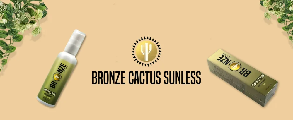 Bronze CactusWater Resistant  Instant Tanner  Self-Tanner  Instant Body Bronzer  Suitable For Face & Body  For all Skin Types  Color  3.8 fl.oz (Dark) - bronze cactus instant tan water resistant