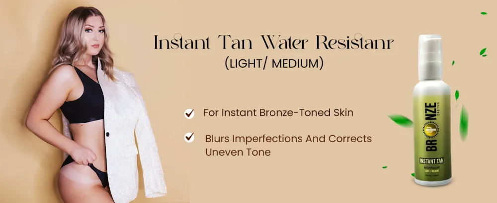 Bronze CactusWater Resistant  Instant Tanner  Self-Tanner  Instant Body Bronzer  Suitable For Face & Body  For all Skin Types  Color  3.8 fl.oz (Dark) - bronze cactus instant tan water resistant