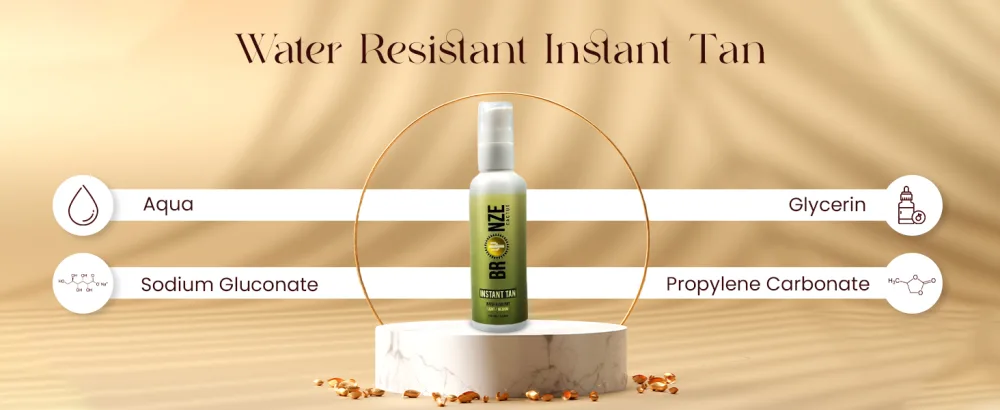 Bronze CactusWater Resistant  Instant Tanner  Self-Tanner  Instant Body Bronzer  Suitable For Face & Body  For all Skin Types  Color  3.8 fl.oz (Dark) - bronze cactus instant tan water resistant