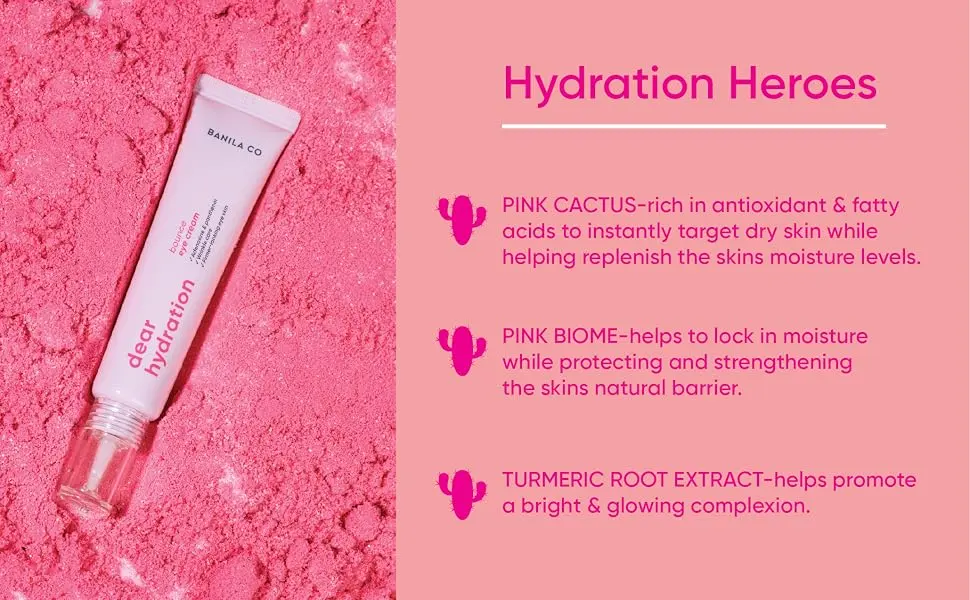 BANILA CO 2023 DEAR HYDRATION - Renewed Version of K-Beauty Line from Banila (Dear Hydration Bounce Eye Cream) - Dear Hydration Bounce Eye Cream 2023