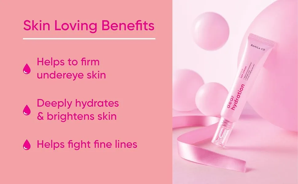 BANILA CO 2023 DEAR HYDRATION - Renewed Version of K-Beauty Line from Banila (Dear Hydration Bounce Eye Cream) - Dear Hydration Bounce Eye Cream 2023