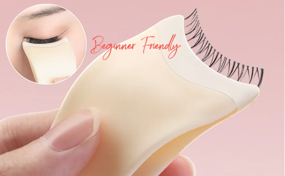 False Lashes Applicator Tool Lash Buddy Makeup Tools False Eyelash Wearing Aids Clip  Convenient to Wear Eyelashes  1 PC - Beginner Friendly