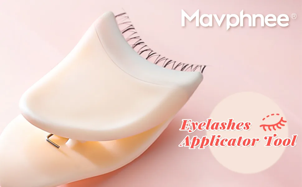 False Lashes Applicator Tool Lash Buddy Makeup Tools False Eyelash Wearing Aids Clip  Convenient to Wear Eyelashes  1 PC - Mavphnee Eyelashes Applicator Tool for False Lashes