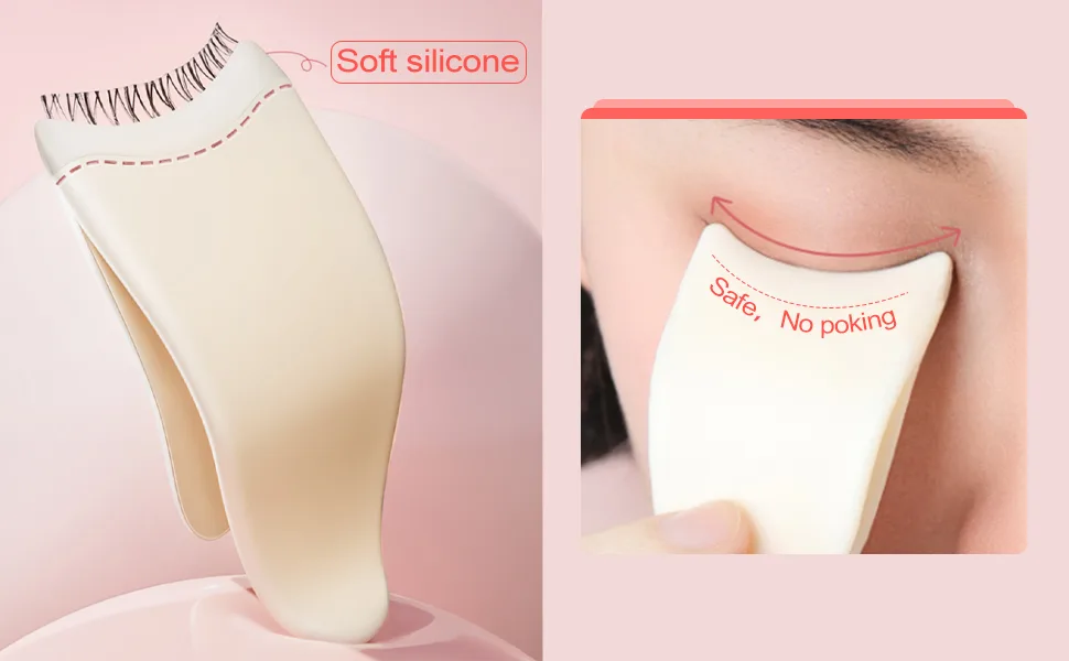 False Lashes Applicator Tool Lash Buddy Makeup Tools False Eyelash Wearing Aids Clip  Convenient to Wear Eyelashes  1 PC - Safe to Use