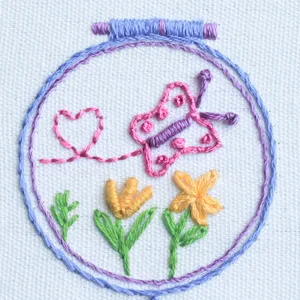 ETSPIL 3 Sets Embroidery Kit for Beginners Learn 33 Different Stitches Includes Stamped Pattern  Hoop  Color Threads Tools Easy to Follow Instruction & Video - Embroidery tool
