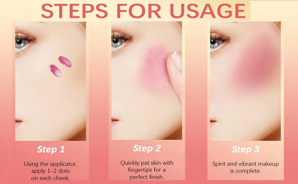 2PCS Soft Cream Liquid Blush Makeup  Dulele Matte Creamy Blush for Cheeks  Dewy Face Finish  Weightless  Natural-looking  Smudge Proof  Long Lasting  Blendable Blush Stick Cosmetics (0102) - product information 28