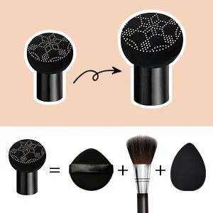 Mushroom Head Air Cushion CC Cream Face Foundation Concealer BB Cream  New Upgrate Moisturizing Long Lasting Bright Cushion Foundation Base Primer Full coverage for flawless makeup(104  Buff beige) - Cushion Foundation Base Primer