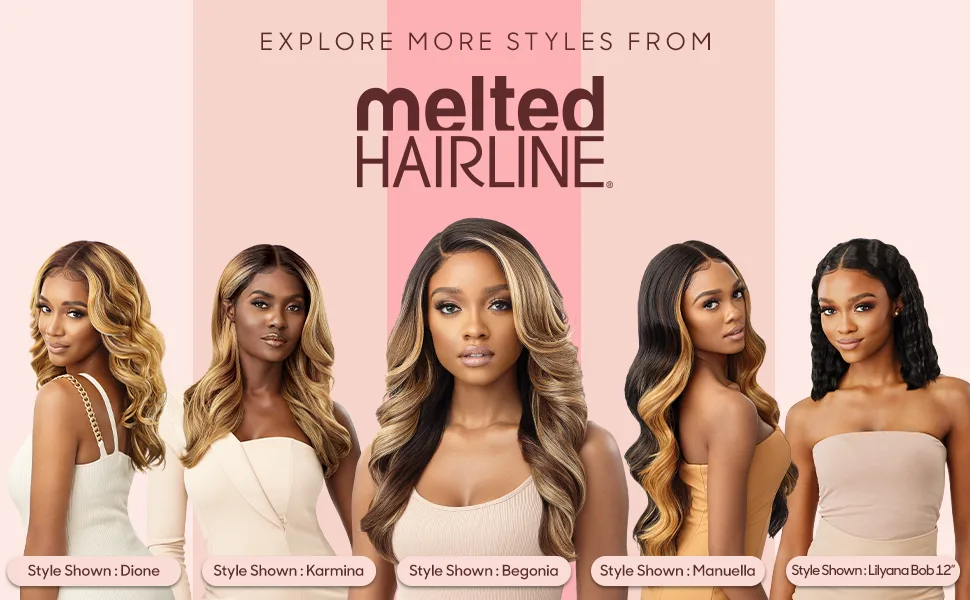 Outre Lace Front Wig - Melted Hairline - MAKEIDA (1B) - Melted Hairline Styles