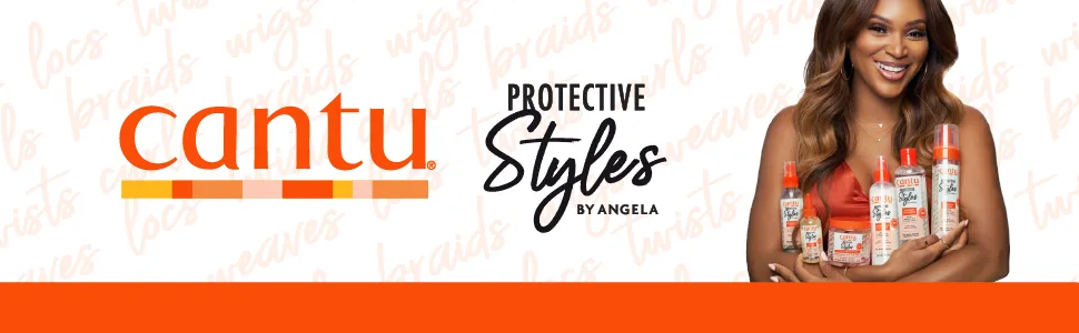 Cantu Protective Styles by Angela | Set & Refresh Foam | 8 fl oz - Cantu Protective Styles