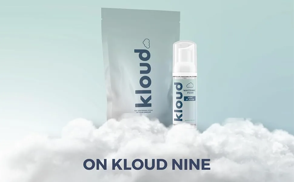 Kloud Premium Whitening Foam - Teeth Whitening for Sensitive Teeth  Whitening Without The Harm - On kloud 9