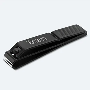 Tomata Nail Clippers Set for Thick Nails - Fingernail Clippers with File  Ultra Sharp Cutter for Ingrown Toenail Clippers (Black) - NailClippersA5