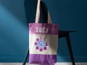 Cricut Joy  Linerless Transfer Tape Transparent Linerless 5.5 x 120 - custom tote bag