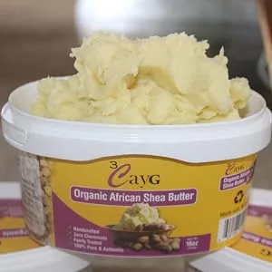3CayG Unrefined Shea Butter | Ivory Raw Shea Butter | African Shea Butter for skin and hair - Ivory Shea Butter