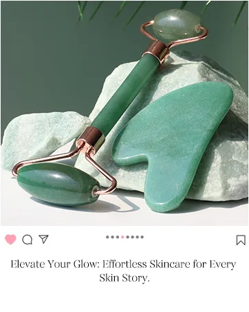 BAIMEI Ice Roller and Gua Sha Skincare Set for a Flawless Complexion  Reduce Facial Puffiness (Blue) - Jade Roller