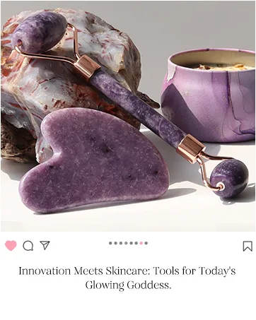 BAIMEI Ice Roller and Gua Sha Skincare Set for a Flawless Complexion  Reduce Facial Puffiness (Blue) - Jade Roller