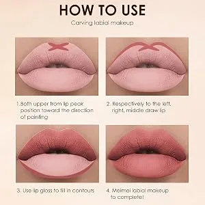 UCANBE 3PCS Liquid Lipstick + 3PCS Lip Liner Velvet Matte Liquid Lipstick Makeup Classic Waterproof Long Lasting Smooth Soft Reach Colors Full Lips Gloss For Women Gift (Set D 3pcs Liquid Liptick + 3pcs Lip Liner) Set D ... - easy to use