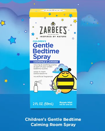 Zarbee's Gentle Bedtime Kids Sleep Spray  Chamomile & Lavender Room Spray Helps Create a Calming Atmosphere to Prepare for Sleep  2oz - Zarbees