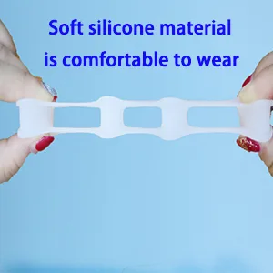 WUTAIN Toe Separator- Relieve Foot Pain Bunion Corrector  Silicone Material Toe Straightener  Correction Toe Spreader  for Overlapping Toes  Hammer Toes  Toe Pad (Large) - bunion corrector
