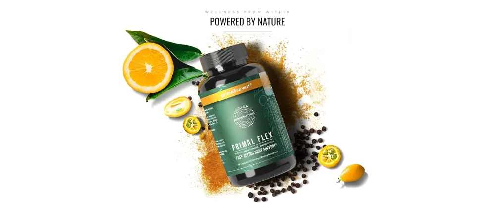 Primal Harvest Joint Supplement with Collagen  Turmeric  Boswellia and Ashwagandha - product information 1