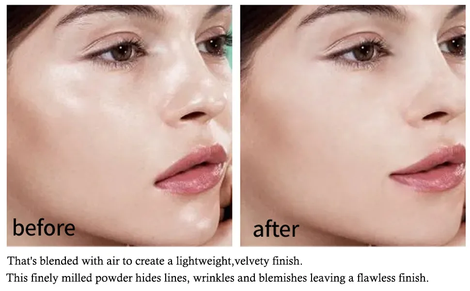 Loose Face Powder  Oil Control Face Pressed Powder Loose Baking Face Setting Powder Makeup  Natural Matte Smooth Setting Powder Long-lasting Waterproof 8g (02 Pink Complexion) - product information 7
