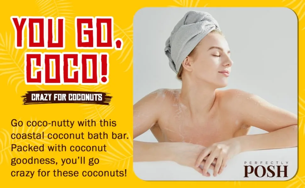Perfectly Posh You Go Coco Big Bath Bar - product information 6