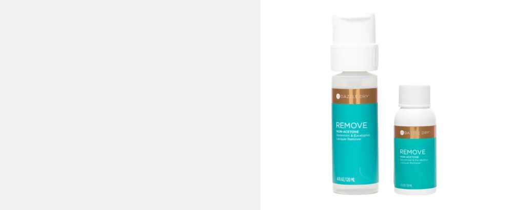 Dazzle Dry Remove Non-Acetone  Spearmint + Eucalyptus Essentual Oil Lacquer Remover  1 oz (30 mL) - non acetone remove