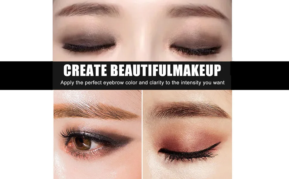 Eyebrow cream waterproof quick-drying non-staining non-off color smooth to create a three-dimensional natural wild eyebrow cream (02Dark brown) - product information 3