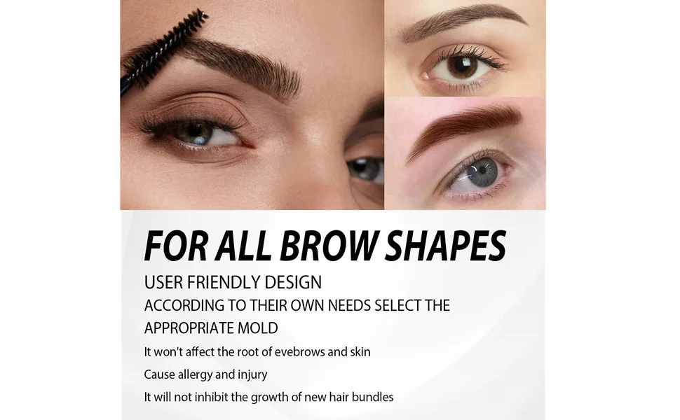 Eyebrow cream waterproof quick-drying non-staining non-off color smooth to create a three-dimensional natural wild eyebrow cream (02Dark brown) - product information 4
