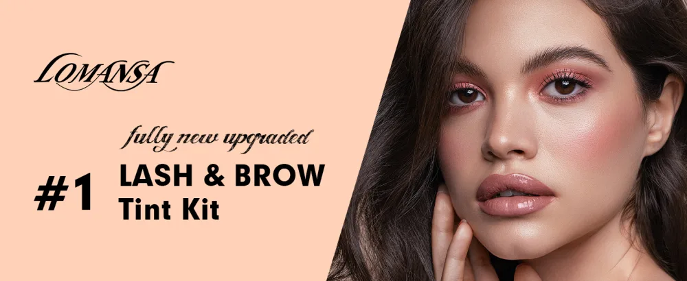 Lomansa Eyelash Color Kit Black Coffee  Instant Cream Hair Lashes Coloring  Salon Quality and Natural-Looking Effects with All Tools Black/Coffee - lash tint