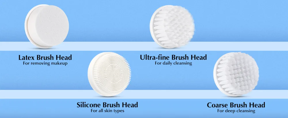 Only Compatible with COSLUS 7IN1 JBK-D Face Cleansing Brush Replacement Heads 4PCS - product information 2