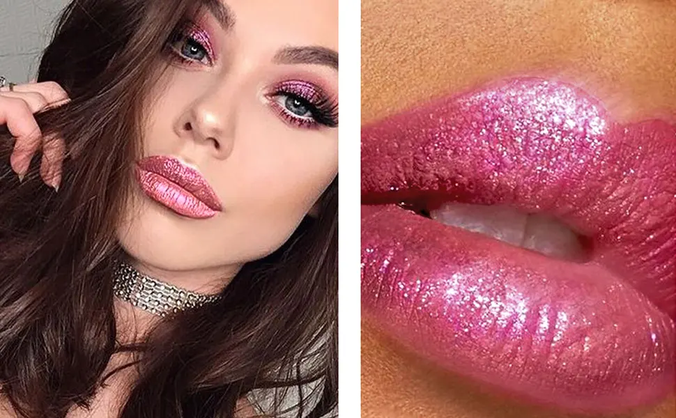 Maydear Chameleon Lipstick  Long Lasting Waterproof Colourful Diamond Shimmer Lip Gloss for Women Girls Makeup kit 8 - chameleon lipstick