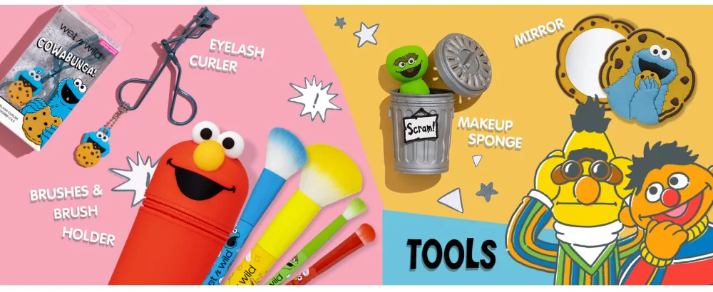Wet n Wild OM NOM NOM 3-PIECE Multi-stick Kit Sesame Street Collection - Sesame Street