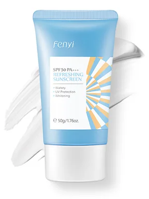Easilydays Refreshing Sunscreen for face and body  UV SPF50 PA+++ Sunscreen Moisturizing Light Refreshing Non-Greasy Isolation Lotion  Hydration Weightless Sunscreen Light Daily Sun Cream - Eailydays Refreshing for face and body