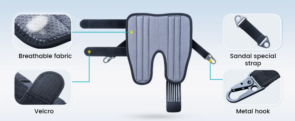 Sylong Afo Foot Drop Brace for Walking with Shoes Left & Right -L/XL - Foot Drop Brace