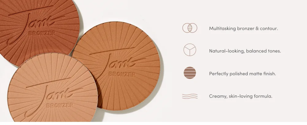Jane Iredale PureBronze Matte Bronzer Refill Bronzing Powder with Buildable Coverage Lightweight & Breathable Feel Cruelty-Free 3 Natural Tones Light Refill - get the good glow