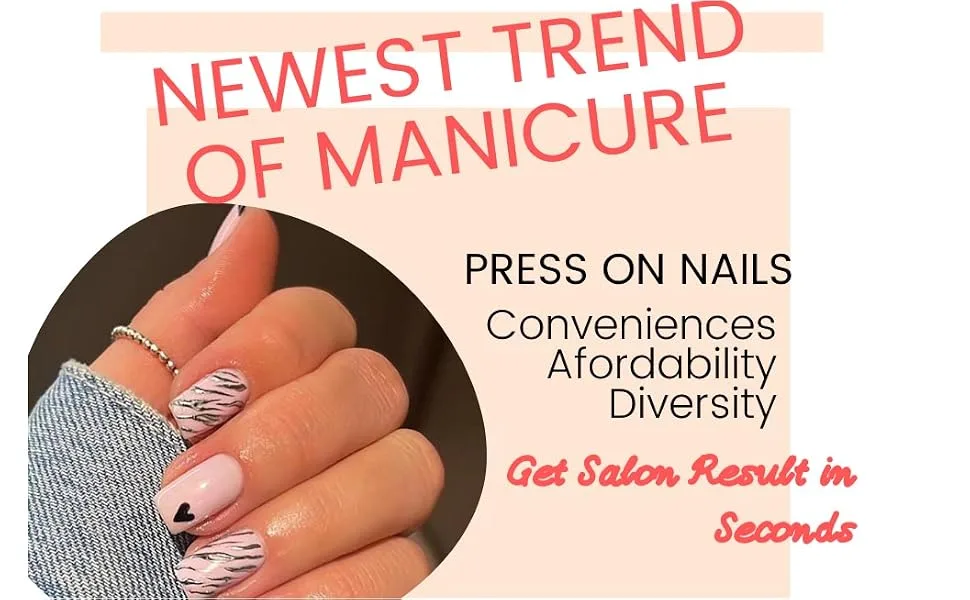 Fake Nails White Press on Nails Medium Almond French Tip Glue on Nails for Women 24PCS 24pcs French Tip White Nails - press on nails medium