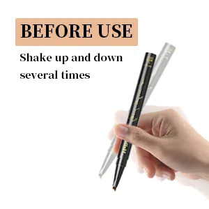 Eyebrow Pencil Eyebrow Microblading Pen Liquid Eyebrow Pen Micro 4 Point Brow Pen Long-Lasting Water-Resistant  Smudge-Proof Fine-Stroke Microblading Pencil Eyebrow Pencil Dark Brown - product information 6