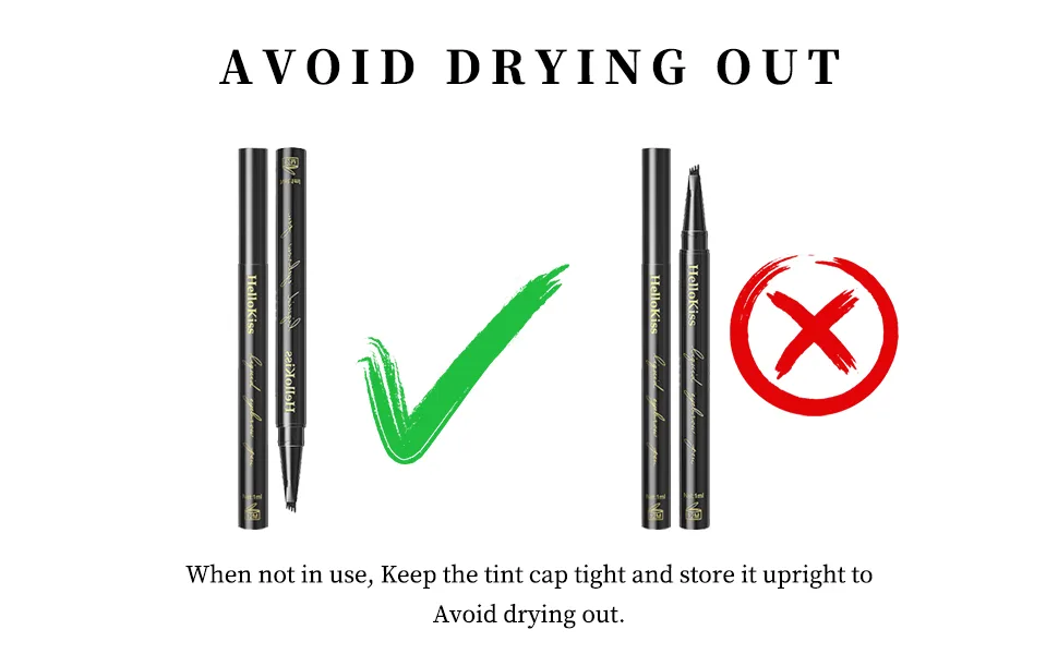 Eyebrow Pencil Eyebrow Microblading Pen Liquid Eyebrow Pen Micro 4 Point Brow Pen Long-Lasting Water-Resistant  Smudge-Proof Fine-Stroke Microblading Pencil Eyebrow Pencil Dark Brown - product information 7