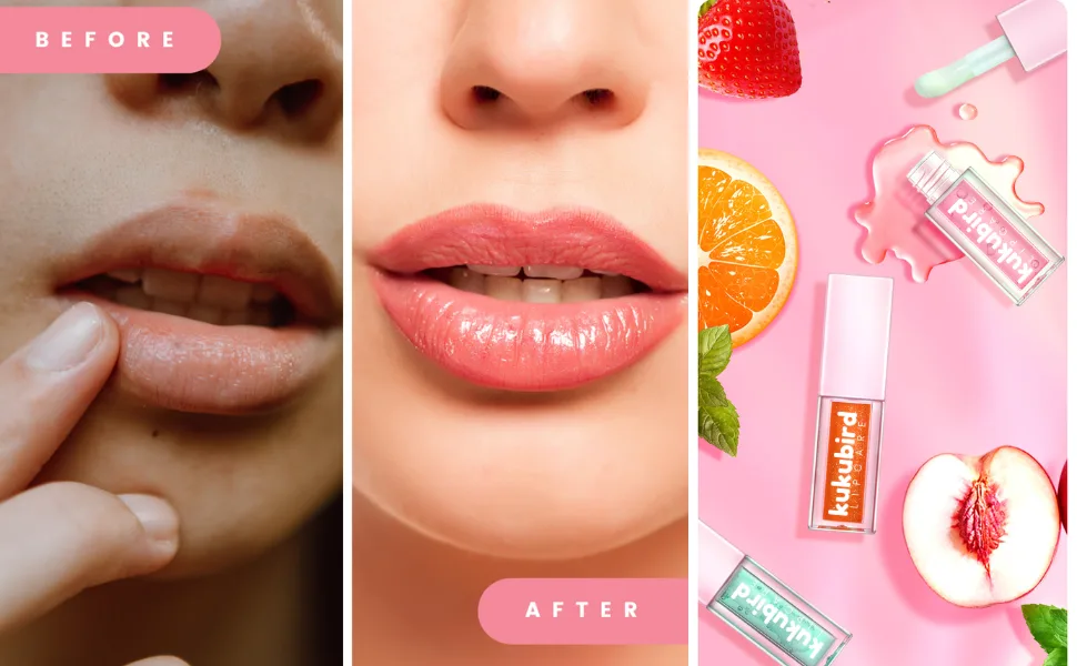 kukubird Non Sticky Fruit Flavoured Lightweight Lip Gloss Moisturizing Hydrating Lip Oils-Clear - product information 5