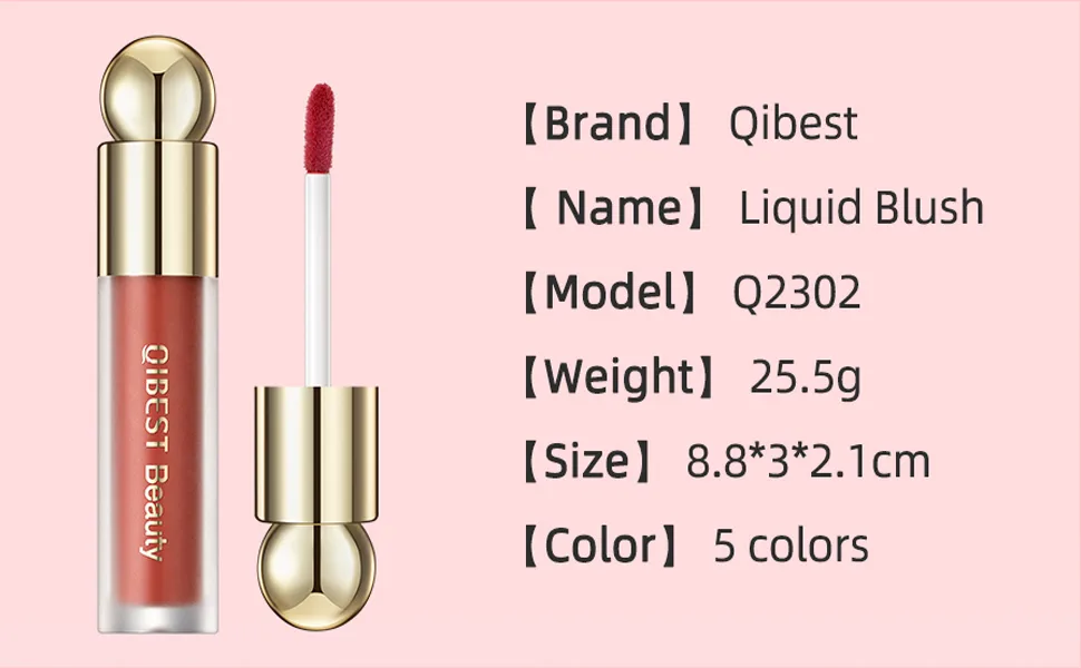 3PCS Soft Cream Blush Makeup Liquid Blush For Cheeks  Weightless  Long-Wearing  Smudge Proof  Natural-Looking  Dewy Finish  Skin Tint Blush Makeup(3 4 5) - size
