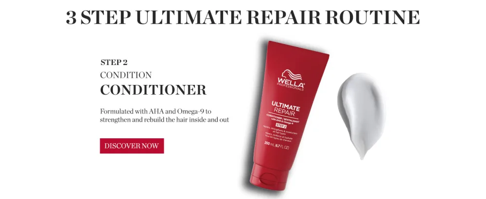 Wella Professionals ULTIMATE REPAIR Conditioner  Deep Nourishing Conditioner for Damaged Hair  6.7oz - Conditioner Step 2 Desktop