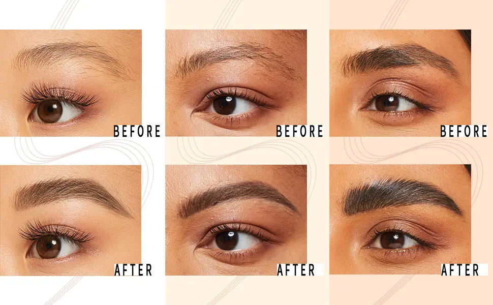 Eyebrow Pencil Eyebrow Microblading Pen - Eyebrow Makeup Micro 4 Point Brow Pen Lift & Snatch Makeup Pen Long-Lasting Waterproof Brow Pen  Creating Natural Looking Brows Effortlessly (Dark Brown) - product information 3