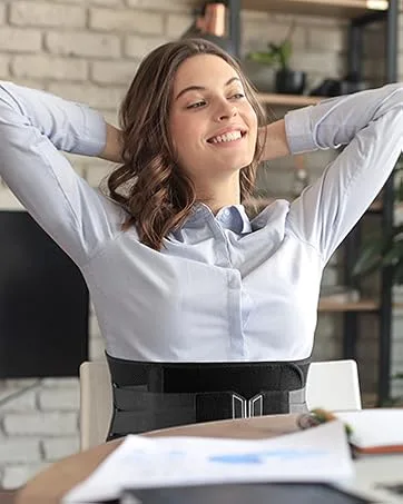FREETOO Back Brace for Lower Back Pain Relief with Pulley System Lumbar Support Belt for Men & Women with Lumbar Pad  Ergonomic Design and Soft Breathable 3D Knit Material for Herniated Disc Sciatica High Support Large (... - back brace