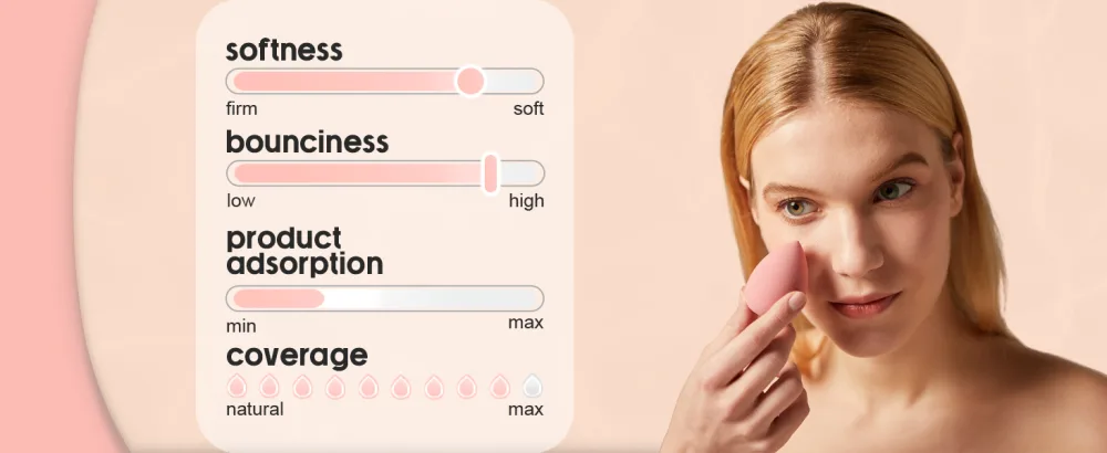 COSTICA Makeup Sponge Sets  8 Pcs Beauty Blender Sponge for Foundation  Cream  and Powder  Multi-colored with 2 Mini Makeup Sponges (Pink) - makeup sponge